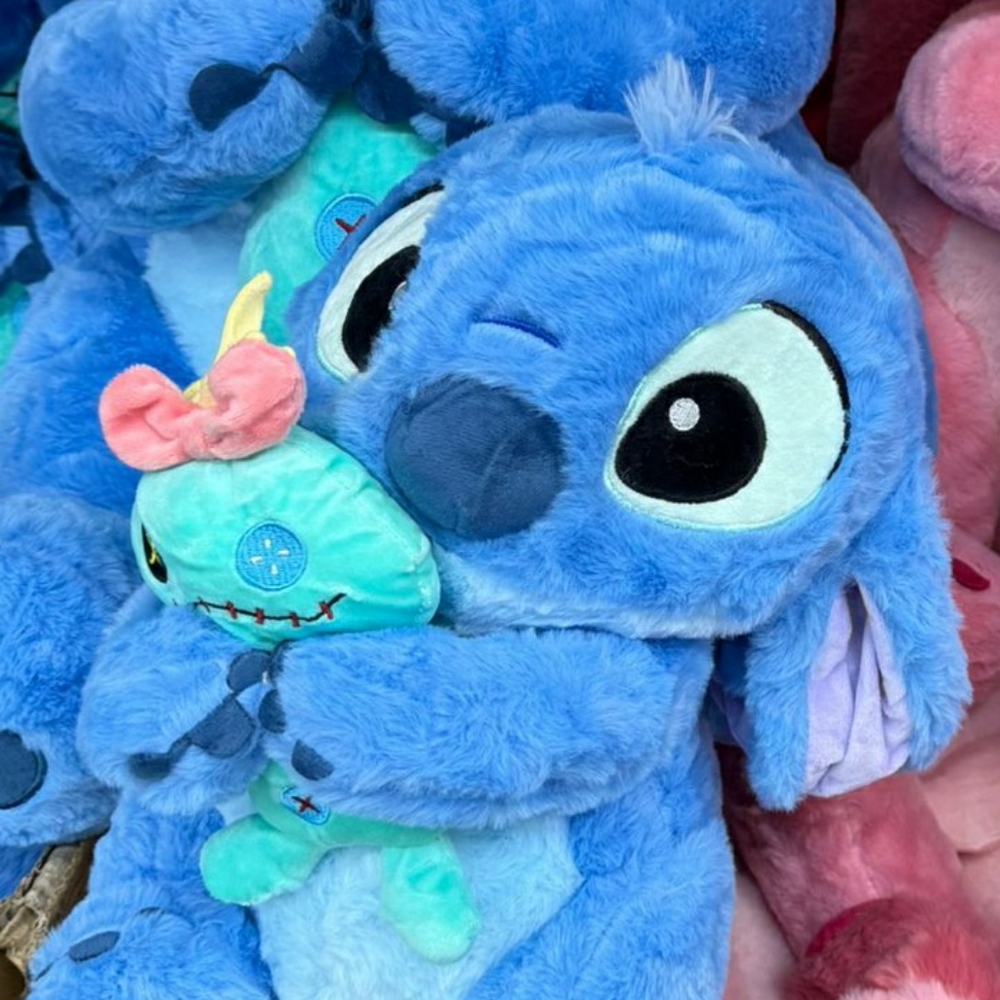 30cm Stitch Plush Holding A Doll